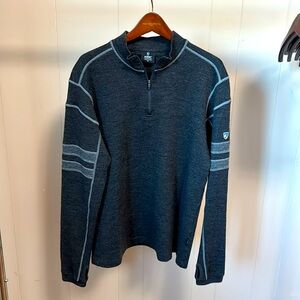 Kuhl Men’s INVIGORATR™ Merino Wool 1/4 zip - Men’s Medium
